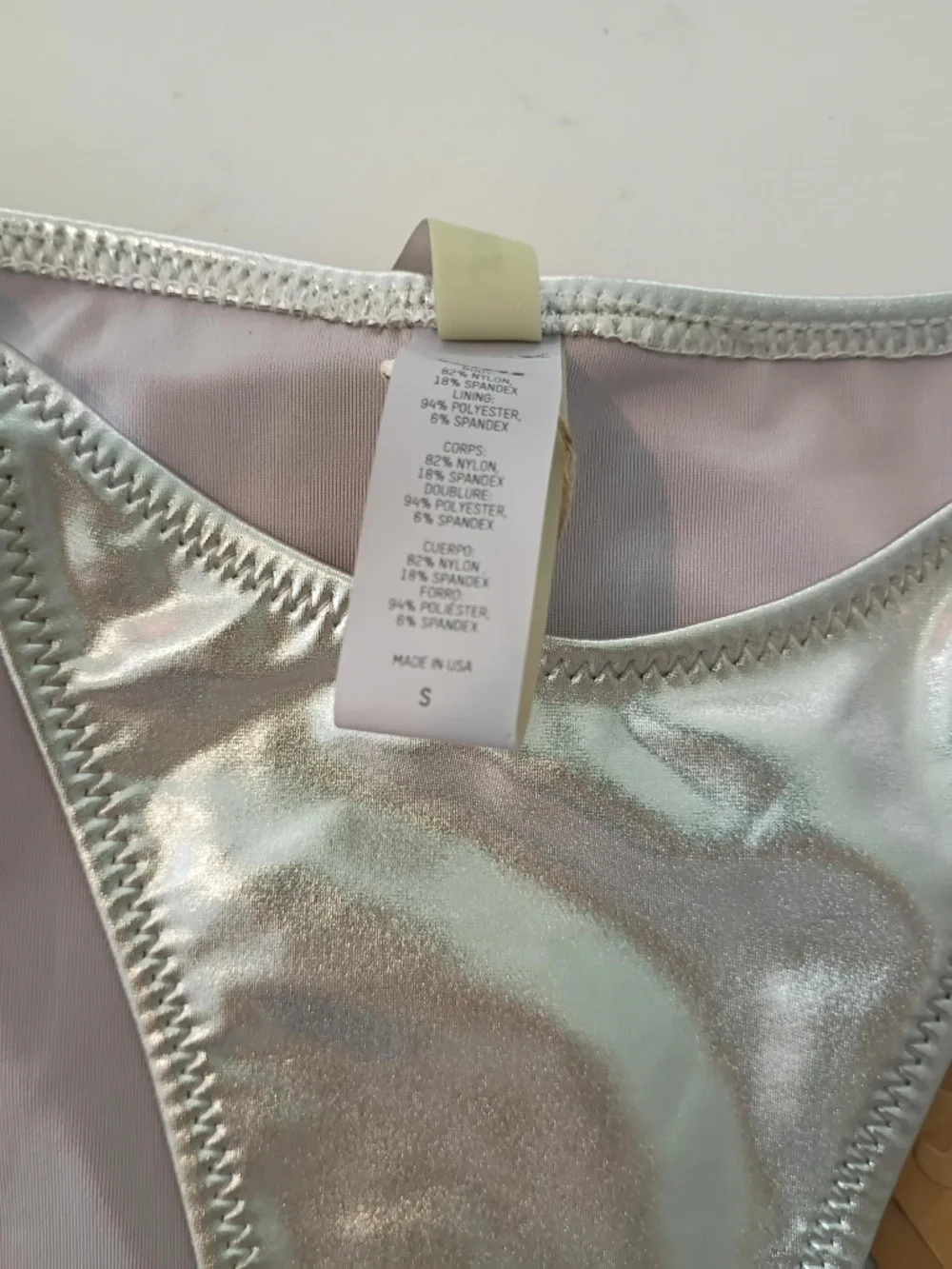 SKIMS small metallic
